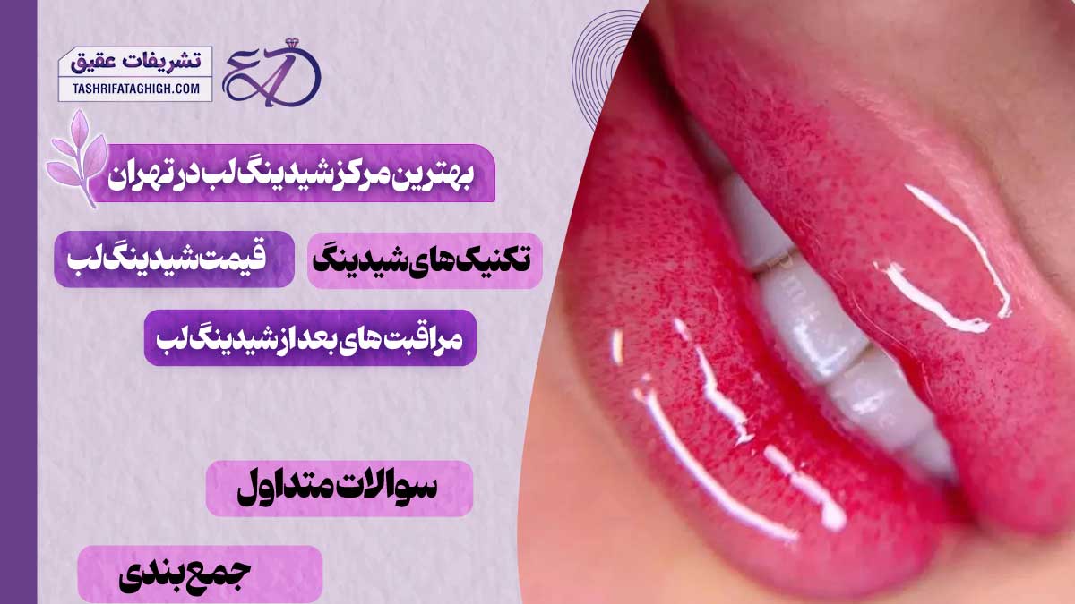 10 بهترین مرکز شیدینگ لب در تهران